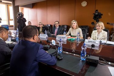 La reine Maxima des Pays-Bas en réunion à Addis-Abeba, le 15 mai 2019