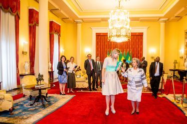 La reine Maxima des Pays-Bas avec la présidente éthiopienne à Addis-Abeba, le 15 mai 2019