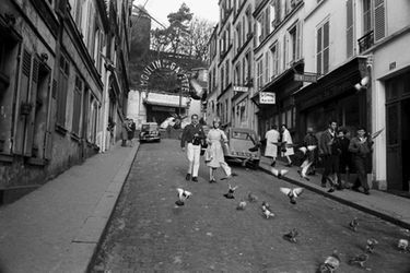 Paul Newman et Joanne Woodward. Paris. 1960. 