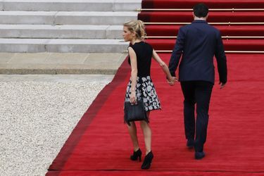 Tiphaine Auzière, la fille de Brigitte Macron et son époux.