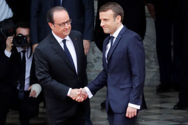 François Hollande et Emmanuel Macron