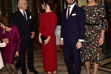 La famille royale de Suède à Stockholm, le 18 décembre 2018