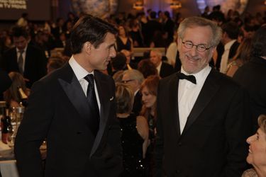 Tom Cruise et Steven Spielberg en 2009.