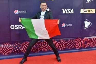 Le candidat italien Francesco Gabbani, favori des bookmakers