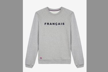 Sweat-shirt brodé Français (Le Slip Français)