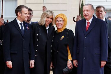 L&#039;arrivée du président turc Recep Erdogan