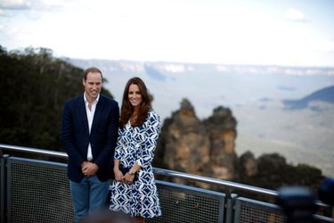 William et Kate, sages, dans les Blue Mountains à l&#039;ouest de Sydney, le 17 avril 2014. 