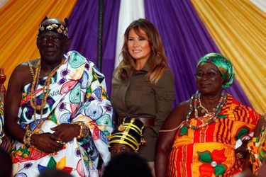 Melania Trump au Ghana, le 3 octobre 2018.