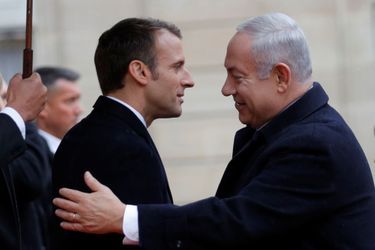 L&#039;arrivée du Premier ministre israélien Benjamin Netanyahou
