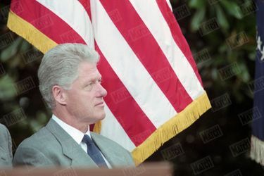 Bill Clinton à la Maison Blanche, le 7 août 1998.
