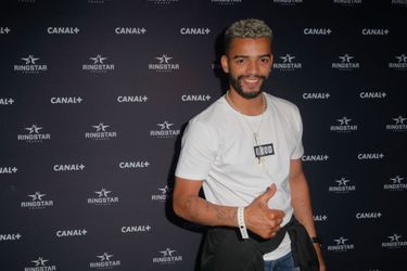 Brahim Zaibat au match de boxe de Tony Yoka au palais des sports de Paris, le 23 juin 2018 