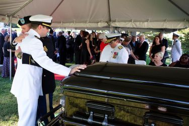 John McCain a été inhumé dans l'intimité à Annapolis, le 2 septembre 2018.