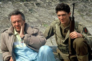 Vincent Cassel, avec son père Jean-Pierre, en 1986
