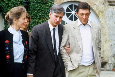 Vincent Cassel, avec Sam Waterston et Dominique Sanda, en 1990