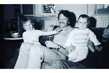 Vincent Cassel, avec son père et son frère, quand il était enfant