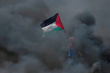 Manifestation à Gaza, le 14 mai 2018.