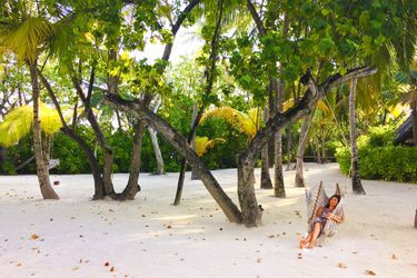 Bienvenue sur l’îlot Coco Island aux Maldives.