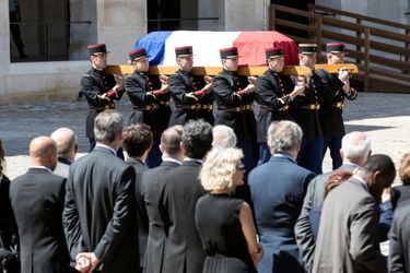 L'hommage national rendu à Michel Rocard aux Invalides, le 7 juillet 2016.
