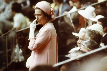 La reine Elizabeth II lors de la cérémonie d'ouverture des JO de Montréal, le 17 juillet 1976