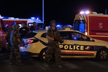 Le chauffeur d'un camion a foncé dans la foule réunie sur la Promenade des Anglais, à Nice, le 14 juillet.