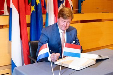 Le roi Willem-Alexander des Pays-Bas à Luxembourg, le 24 mai 2018