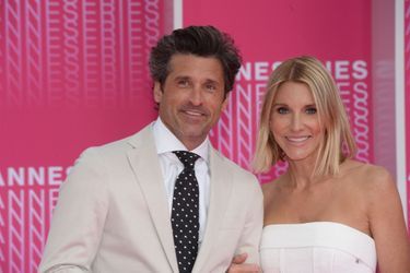Patrick Dempsey et sa femme Jillian Fink au festival Canneseries samedi