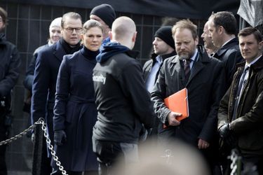 La princesse Victoria de Suède et le prince consort Daniel à Stockholm, le 7 avril 2018