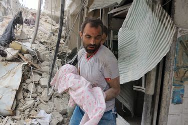 Photo prise le 23 septembre à Alep.