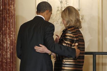 Barack Obama et Hillary Clinton en décembre 2010