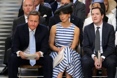 David Cameron et sa femme à Londres, le 10 juin 2016