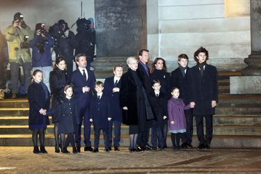 La famille royale danoise à Copenhague, le 16 février 2018
