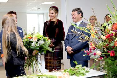La reine Maxima des Pays-Bas à Westland, le 7 mars 2018