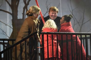 La reine Maxima et le roi Willem-Alexander des Pays-Bas lancent Leeuwarden capitale de la culture 2018, le 27 janvier 2018