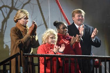 La reine Maxima et le roi Willem-Alexander des Pays-Bas à Leeuwarden, le 27 janvier 2018