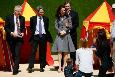 La duchesse Catherine de Cambridge à Hampton Court, le 4 mai 2016