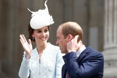 La duchesse Catherine de Cambridge avec le prince William à Londres, le 10 juin 2016