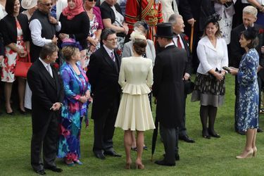 La duchesse Catherine de Cambridge et le prince William à Buckingham Palace à Londres, le 24 mai 2016