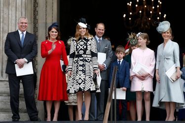 La famille royale britannique à Londres, le 10 juin 2016