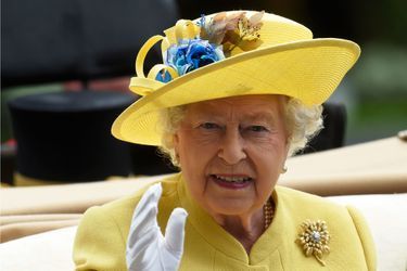 La reine Elizabeth II au Royal Ascot, le 14 juin 2016