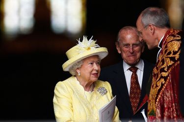 La reine Elizabeth II et le prince Philip à Londres, le 10 juin 2016