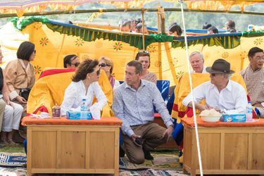 La reine Silvia et le roi Carl XVI Gustaf de Suède à Bjara, le 10 juin 2016