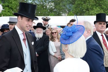 Le prince William dans les jardins de Buckingham Palace à Londres, le 24 mai 2016