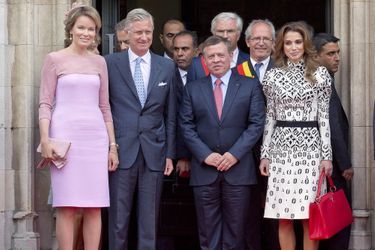 Les rois et reines de Belgique et de Jordanie à Bruges, le 19 mai 2016