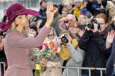 La reine Maxima des Pays-Bas à Arnhem, le 12 janvier 2018