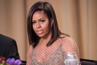 Michelle Obama au dîner des Correspondants à la Maison Blanche, le 30 avril 2016 à Washington.