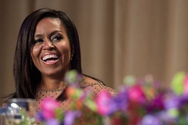 Michelle Obama au dîner des Correspondants à la Maison Blanche, le 30 avril 2016 à Washington.