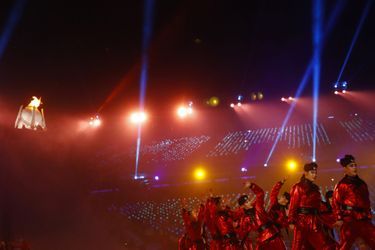 La cérémonie d'ouverture des Jeux Olympiques de Pyeongchang.