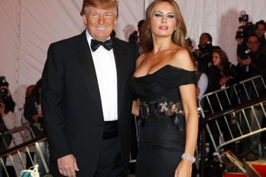 Donald Trump et sa femme Melania en mai 2009