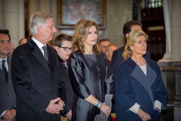 Le roi des Belges et sa reine en photos - Mathilde et Philippe prient pour la Famille Royale