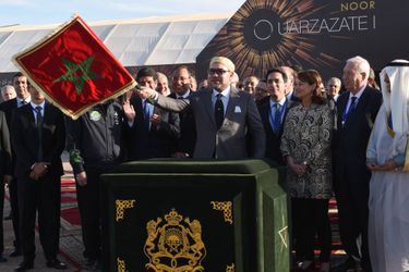 Le roi du Maroc Mohammed VI et Ségolène Royal 